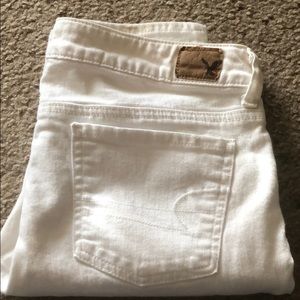 Size 10 White American Eagle leggings